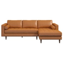 Anthony - Corner Sectional Sofa Right Facing - Tan