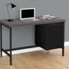 Computer Desk For Home Office, Laptop, Left, Right Set - Up, Storage Drawers, And Contemporary & Modern - Black - Image 3