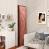 Panel Solid Wood Folding Room Divider - Brown - Image 11