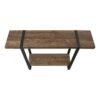 Accent Console Table For Entryway, Contemporary & Modern - Brown - Image 5