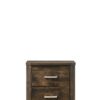 Elettra - Rustic Nightstand - Walnut - Image 2