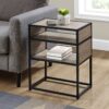 Accent Table, Side Modern - Taupe - Image 8