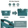 5 Piece Set (20"24"28 +A Travel Bag And A Toiletry Bag), Hard Case Spinner Wheels Luggage Sets With Tsa Lock Carry On Suitcase Luggage Durable Suitcase Color Matching - Dark Green - Image 7