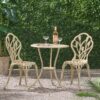 Nassau - Cast 3 Pieces Bistro Set - Sand - Image 3