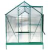 6.3'x12.2'x7' Polycarbonate Greenhouse, Heavy Duty Outdoor Aluminum Walk-In Green House Kit With Rain Gutter, Vent And Door For Backyard Garden - Green - Image 19