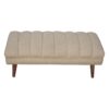 Boucle Puffer Bench - Beige - Image 5