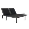 Queen Size Flex Head Quick Assembly Adjustable Bed Frame With Voice Activated Controls - Black - Image 4