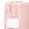 Set 3 Pieces 20" / 24" / 28" Abs Spinner Wheel Luggage, Matching Color, With Combination Lock - Pink - Image 15