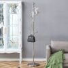 Modern Stainless Steel Spray Painted Hanger With Reinforcement 72" Raised Design Optional - Silver - Image 2