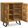 Lowry - Medium Storage Cabinet - Distressed Golden Wheat - Image 7