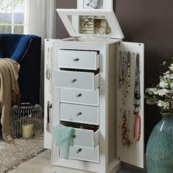 Talor - Jewelry Armoire - White