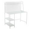 Geo - Tier Contemporary Desk - White / Frosted - Image 2