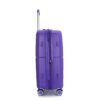 Expandable Hardshell Suitcase Double Spinner Wheels Pp Luggage Sets Lightweight Durable Suitcase & Tsa Lock, 3 Piece Set (20/24/28) - Purple - Image 13