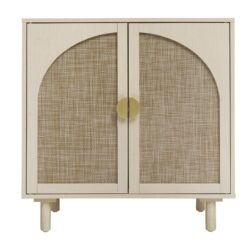 2 Door Cabinet, For Bedroom - Natural