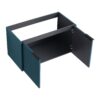Contemporary Wall Mounted Bathroom Vanity With Resin Sink & Soft Close Doorі - Lake Blue - Image 19