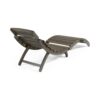 Lahaina - Wood Foldable Chaise Lounge Acacia Outdoor Relaxation Chair - Gray - Image 7