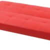 Versatile Contemporary Sofa Bed - Red - Image 4