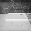 In Corner Drain Shower Base - White - Image 3