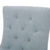 Cheney - Contemporary Dining Chair Set With Tufted Design And Wood Legs - Light Blue - Image 6