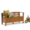Adams - Entryway Storage Bench - Light Avalon Brown - Image 9