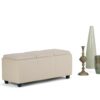 Avalon - Storage Ottoman - Satin Cream - Image 9