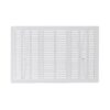 Blissique - Outdoor Foldable Wood Dining Table With Slat Design - White - Image 8