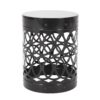 Delight - Powder Coated Iron End Table, (Set of 2) - Black - Image 5