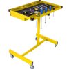 Adjustable Work Table With Drawer - Yellow / Black - Image 9