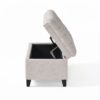 Juliana - Storage Ottoman Fabric - Light Gray - Image 11