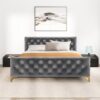 Bailey - King Bed - Dark Gray - Image 7