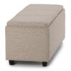 Avalon - Storage Ottoman - Natural - Image 4