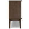 Draper - Mid Century Low Bookcase - Walnut Brown - Image 2