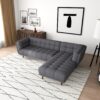 Addison - Right Sectional Sofa - Gray - Image 12
