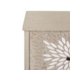 2 Door Carved Storage Cabinet With Adjustable Shelf, Accent Furniture For Living Room, Hallway, Kitchen - Natural - Image 17