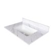 Elegant Bathroom Vanity Top With Undermount Sink - White Sintered Stone - Image 13