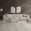 Rex - 3 Seater Sofa And Ottoman - Gray - Image 18