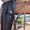 13 X 10 Ft Patio Gazebo Tent With Ventilated Double Roof And Mosquito Net - Brown - Image 7