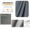 Replacement Canopy Top Fabric For 10X10 Ft Outdoor Patio Retractable Pergola Sunshelter Pergola Canopy - Gray - Image 7