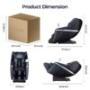 Bosscare - 3D Sl Zero Gravity Massage Full Body Chair With App Control Shiatsu Recline - Black / Gray - Image 10