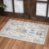 Noble - 2' X 3' Polyester Area Rug - Ivory - Image 4