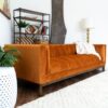 Melissa - Mid Century Modern Sofa - Orange - Image 8