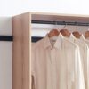 Devi - Wall Mounted Wood Closet System & Modular Units And Warm - Oak - Image 7