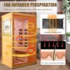 Infrared Sauna Room Single Room - Natural - Image 9