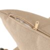 Contemporary Outdoor Patio Chairs With Cushions (Set of 2) - Beige / Black - Image 13