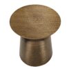 Drum Accent Side Table, Durable Construction - Copper - Image 3