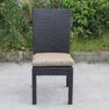 Balcones - Outdoor Wicker Dining Chairs With Cushions (Set of 8) - Brown / Beige - Image 13