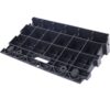 Heavy Duty Plastic 4" High Portable Automotive Curb Ramp For Cars & Wheelchairs Interlocking Design - Black - Image 5
