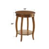 Alysa - Walnut Accent Table - Walnut - Image 8