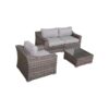 3 Person Seating Set With Cushions - Gray - Image 4