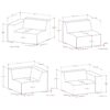 Rex - Corner Sectional Sofa - Sienna - Image 13